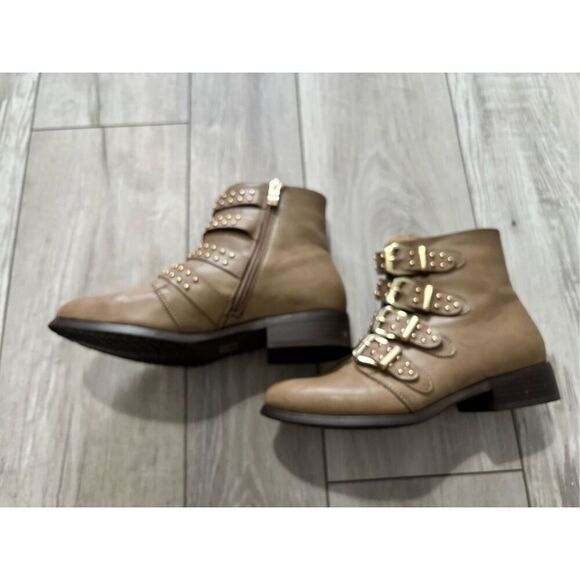Reneeze brown buckle ankle boots size 7 1/2 - Picture 5 of 11